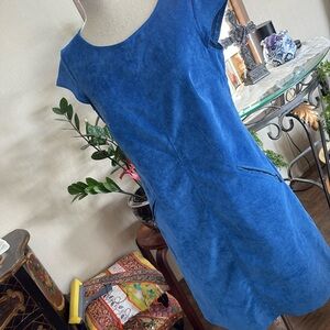 Sharagano Sapphire Blue Dress  S443